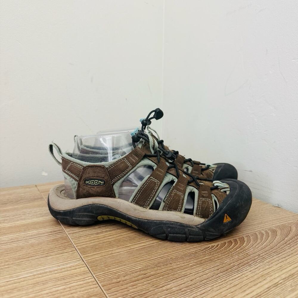 Keen Newport H2 Water Brown And Blue Sandals Women’s Size 8 - Picture 5 of 10